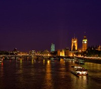 Dinner cruise on the Thames